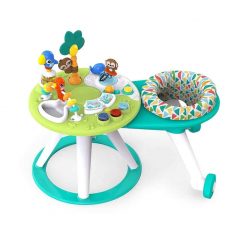 Bright Starts Around We Go 2in1 Walk-Around Activity Table - Tropic Cool Hijau