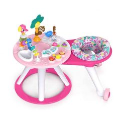 Bright Starts Around We Go 2in1 Walk Around Activity Table - Tropic Coral Pink Diskon Kondisi