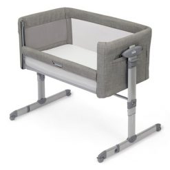 Joie Roomie Glide Bed Side Baby Box Playard - Grey