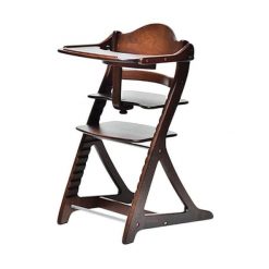 Yamatoya Sukusuku Plus Table High Chair – Dark Brown