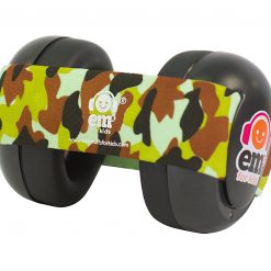 Ems Baby Earmuff - Black with Army Camo