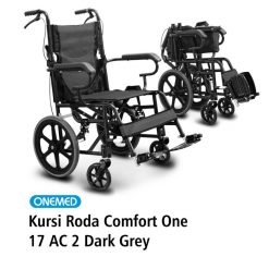 Kursi Roda Onemed Comfort One 17 AC 2 - Dark Grey