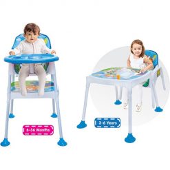 Baby Safe Separable High Chair Kursi Makan Bayi - Blue