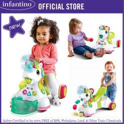 Infantino 3in1 Sit, Walk and Ride Unicorn