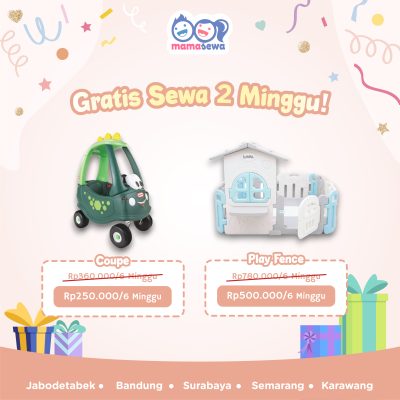 gratis sewa 2 minggu