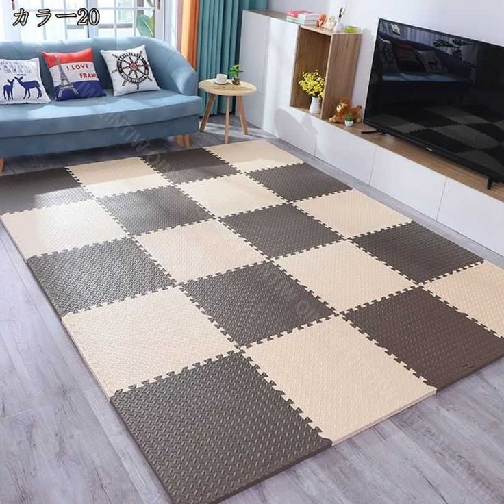 Evamat - Cream Dan Hitam 30x30 cm