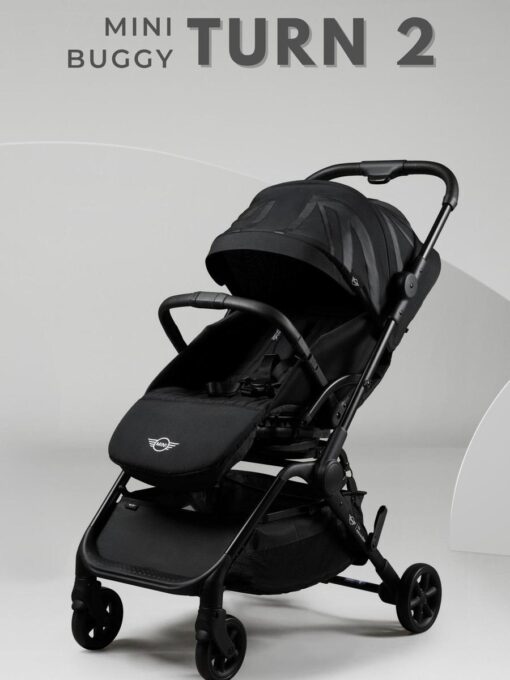 Easywalker Mini Buggy Turn 2 Stroller - Oxford Black - Gambar 7